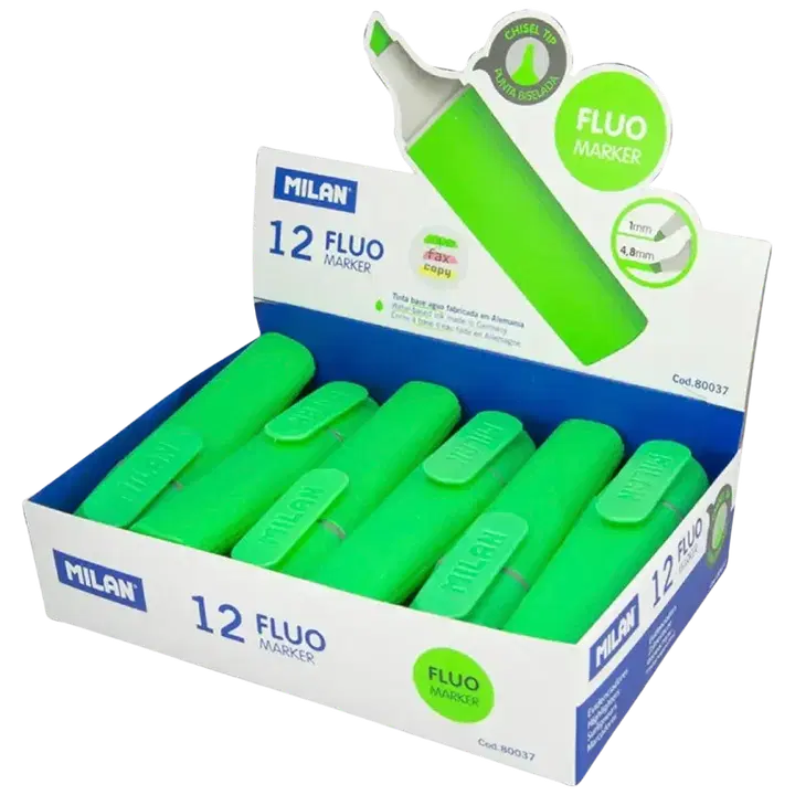 Helestusmarker milan fluo 1-4,8 mm - roheline