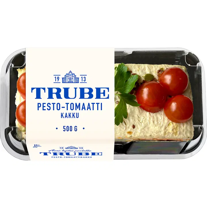 Trube Pesto-tomaattikakku 500 g pesto-tomaattitäytteinen voileipäkakku