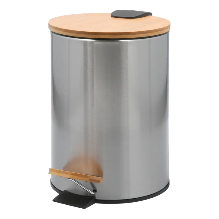 Prügikast soft close 3l bambuskaanega