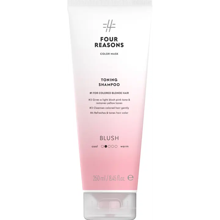 Four Reasons Color Mask Toning Shampoo Blush sävyttävä shampoo 250 ml