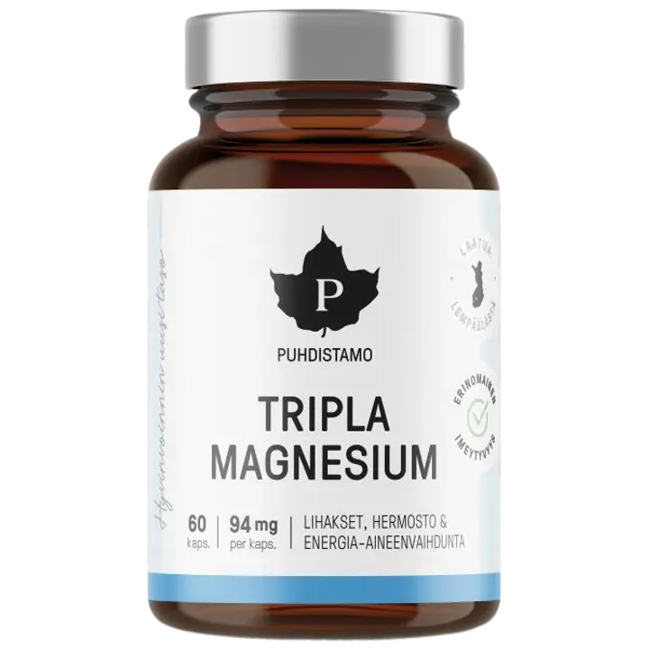 Puhdistamo Tripla Magnesium 60 kapselia