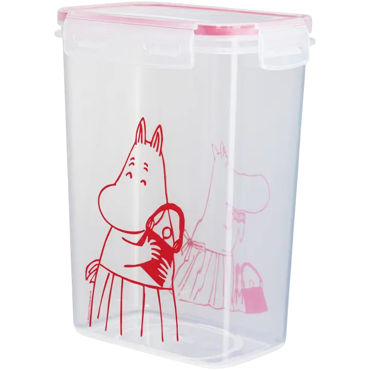 Säilituskarp Muumi 2l punane