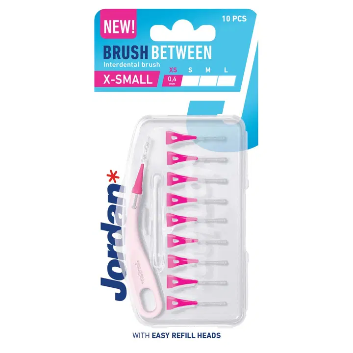 Jordan Brush Between XS 0,4mm Interdental Brush hammasväliharja 10kpl