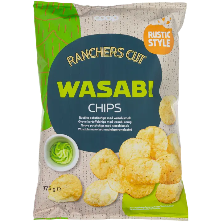 Coop wasabimaitselised kartulikrõpsud 175 g
