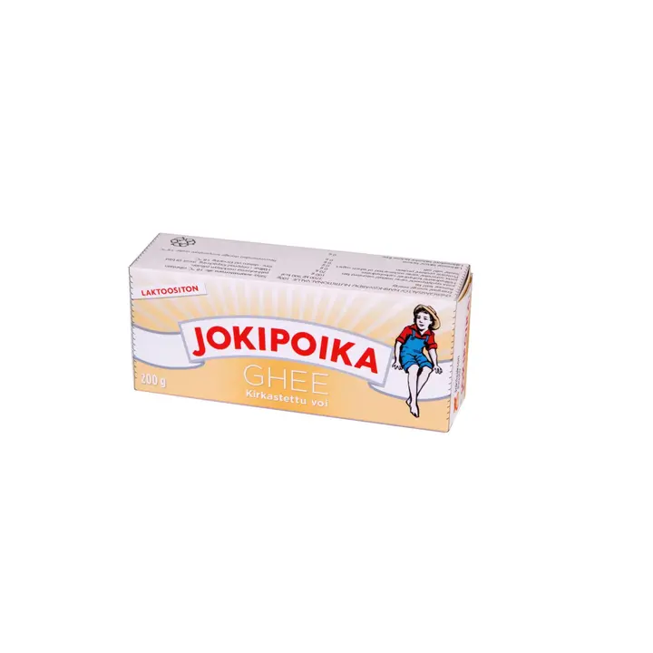 Jokilaakson Juusto Jokipoika Ghee kirkastettu voi 200g