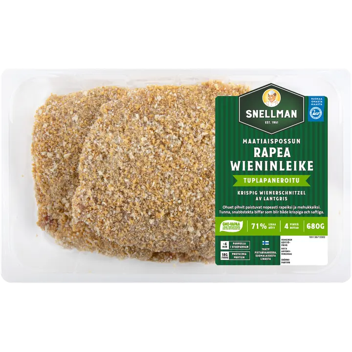 Maatiaispossun rapea wieninleike 4kpl