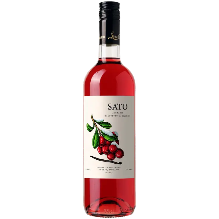 SATO Jäämarja Puolukka-Vanilja 8%, 750ml