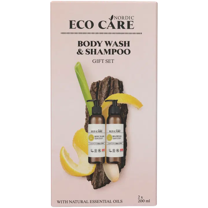 Eco care lahjapakkaus 2 x 200 ml crispy lemon