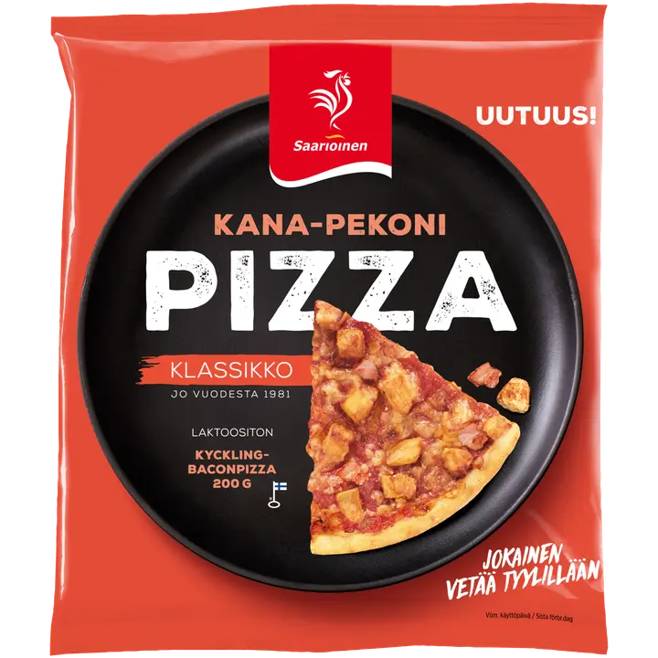 Saarioinen Kana-pekonipizza 200g