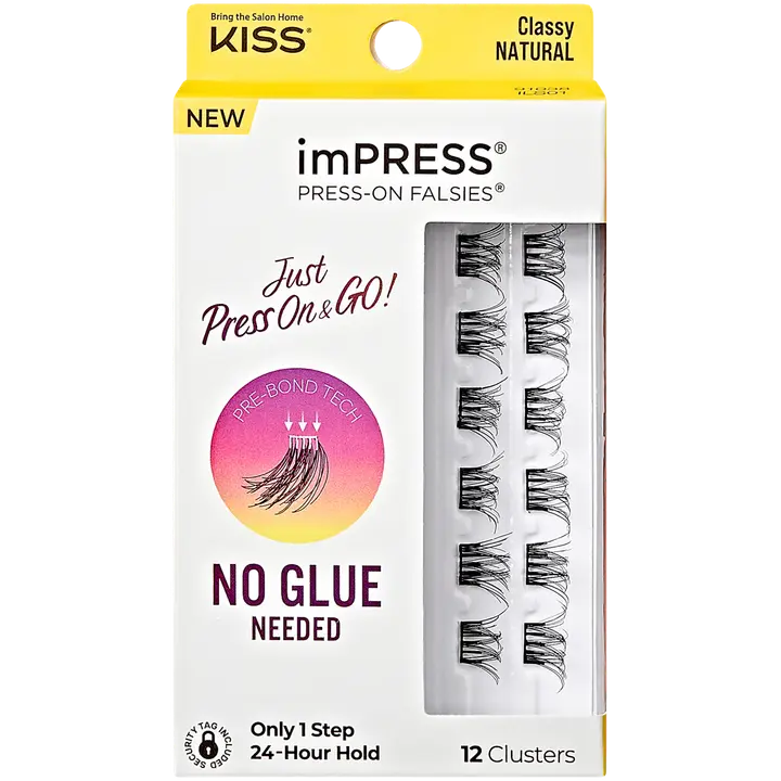 Kiss Impress Press On kunstripsmed Classy Natural 01