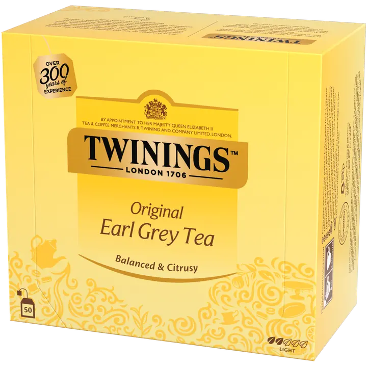 Twinings 50x2g Earl Grey tea