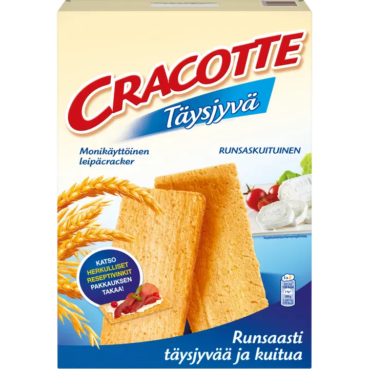 Cracotte Täysjyvä leipäcrackereitä 250g
