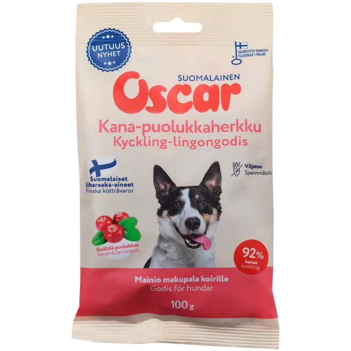 Oscar Kana-puolukkaherkku koirille 100 g