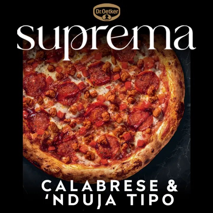 Dr. Oetker Suprema Calabrese Nduja pakastepizza 520 g