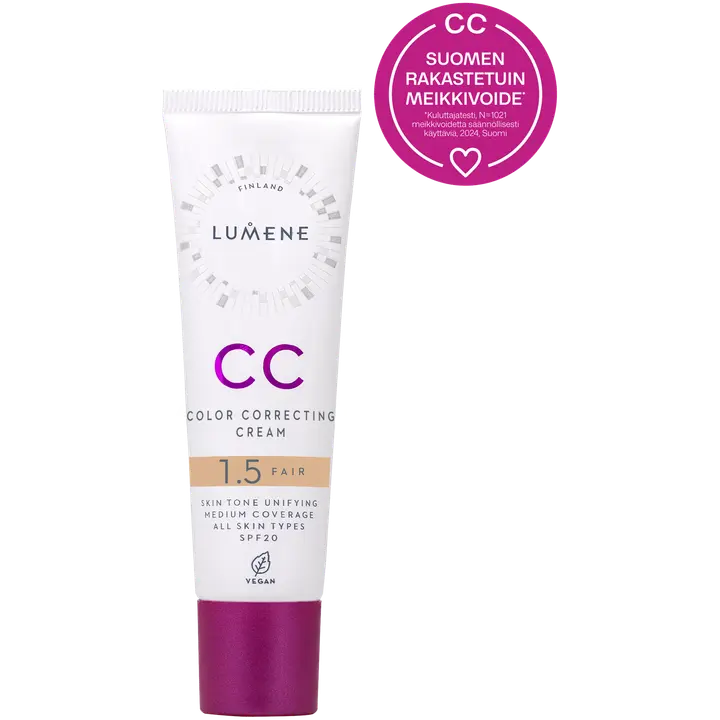 Lumene CC Color Correcting Meikkivoide SK20 1.5 Fair 30 ml
