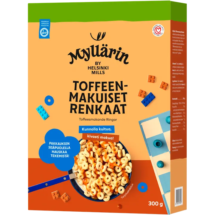 Myllärin Toffeenmakuiset Renkaat 300 g