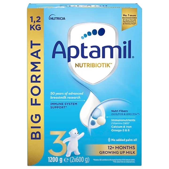 Aptamil® NUTRIBIOTIK™ 3 piimajook alates 12 kuust, 1,2kg