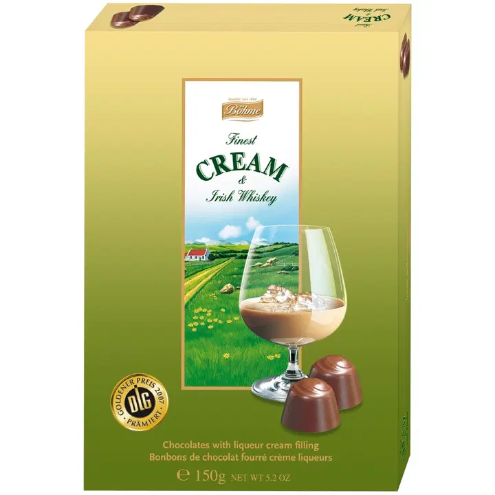 Böhme Finest Cream & Irish Whiskey Suklaakonvehti 150 g