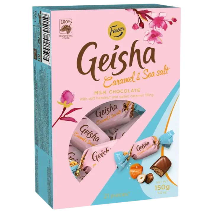 Geisha Caramel & Sea Salt 150g