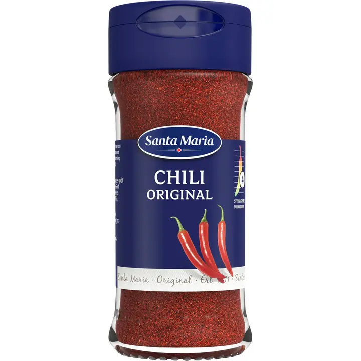 Santa Maria Original Chili Pepper Chilimauste, purkki 34g