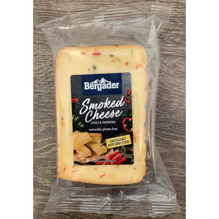 Bergader chilipaprika 200 g savujuusto