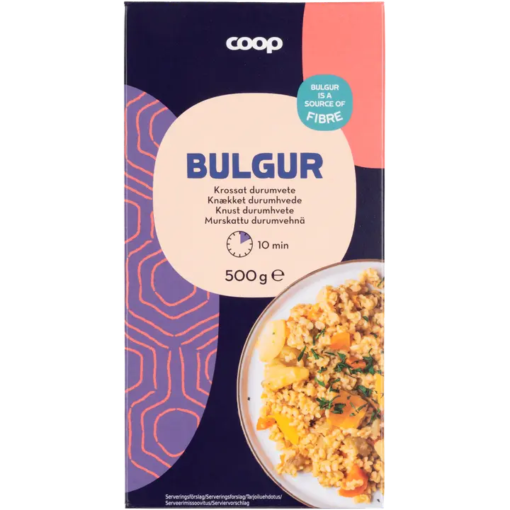 Coop bulgur 500 g