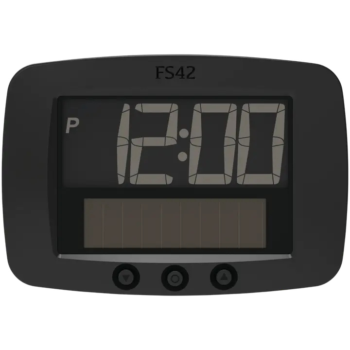 Park-Solar Digital pysäköinttikiekko aurinkokennolatauksella