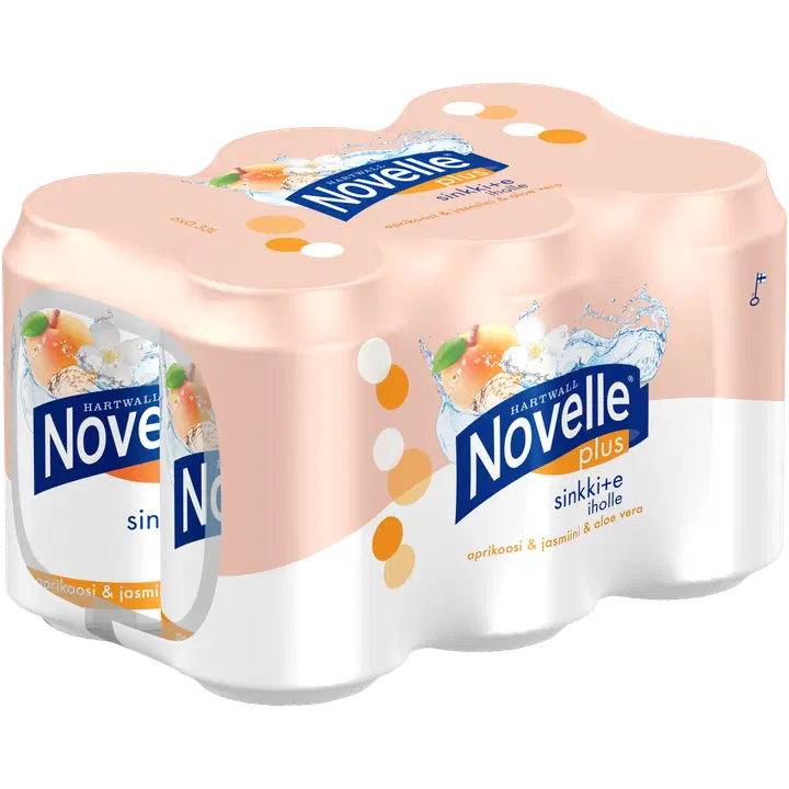 6 x Hartwall Novelle Plus Sinkki + E 0,33 l