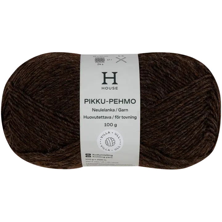 House villalanka Pikku pehmo 100 g Dark brown 200090