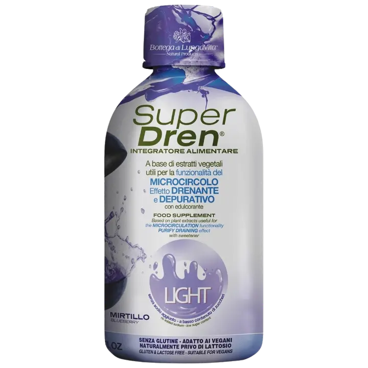 SuperDren BlueBerry ainevahetust kiirendava ja liigset vett väljutava toimega 500 ml