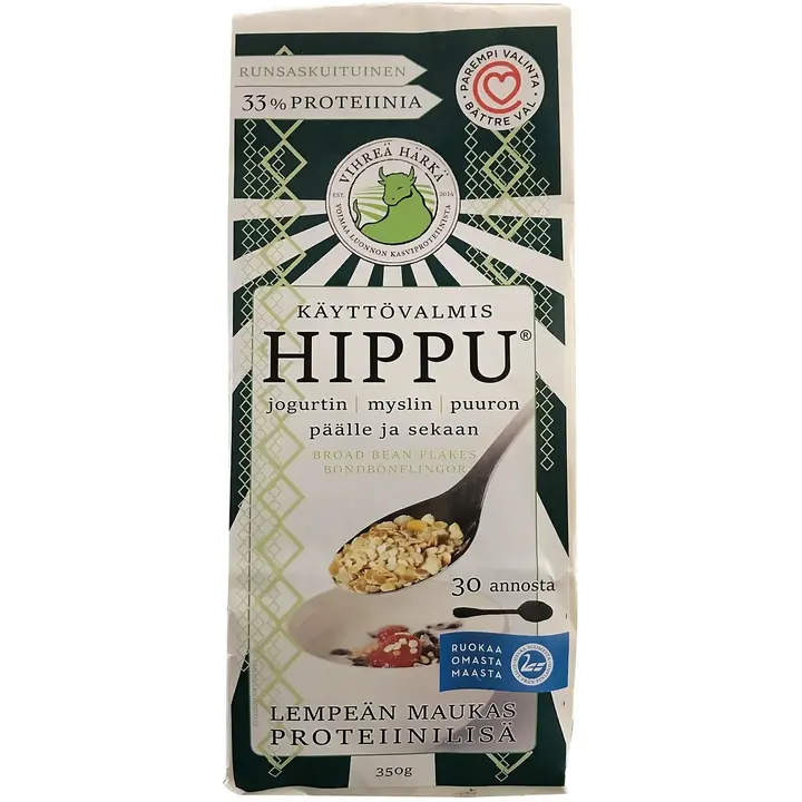 Proteiinihiutale HIPPU 350 g, 33% proteiinia, valmis syötäväksi