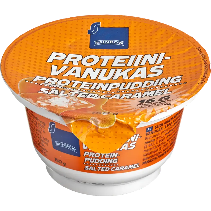 Rainbow 150g salted caramel proteiinivanukas
