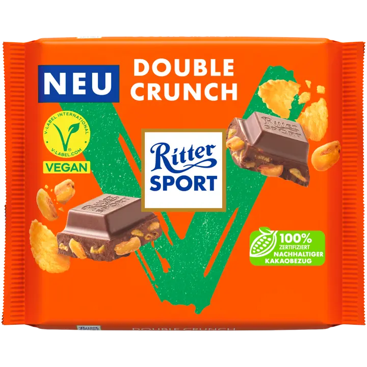Ritter Sport Double Crunch Vegaanisuklaa RFA 100g