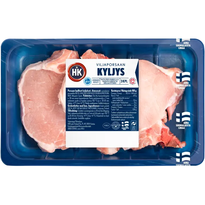 HK Viljaporsaan kyljys n. 450g