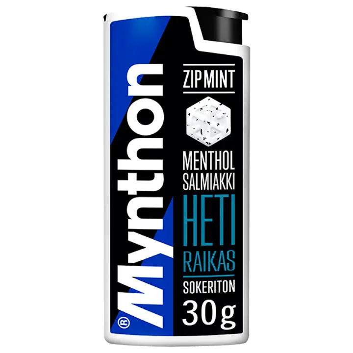 Mynthon Zip Mint Salmiakki pastilli 30g
