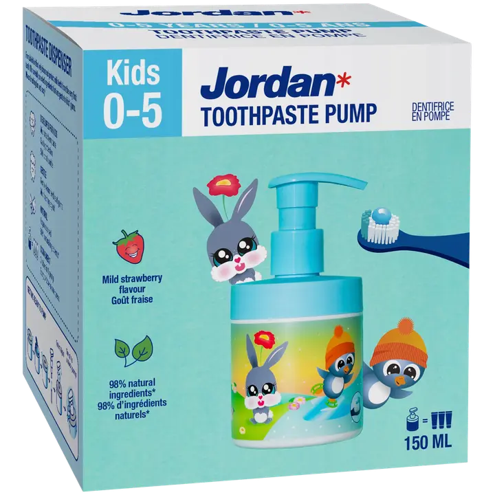 Hambapasta Jordan pumbaga laste 0-5 150ml