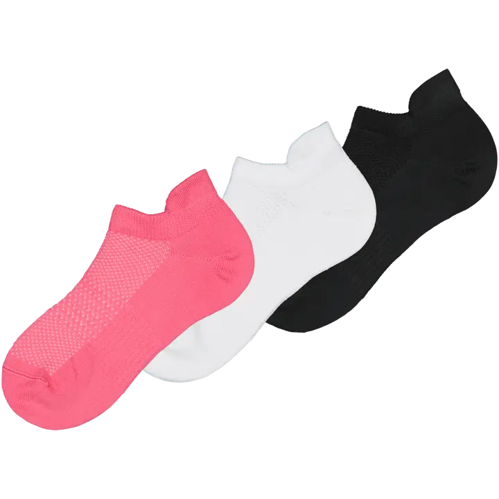 Naiste spordisokid Danskin 3-p roosa/must/valge 36-38