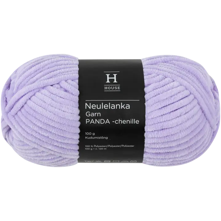House lanka Panda chenille 100g mauve lilac