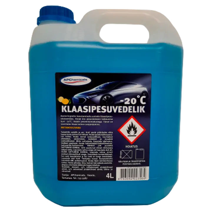 Klaasipesuvedelik talvine -20 4 l