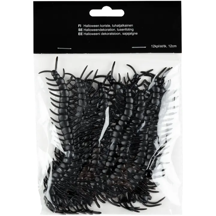 Halloweeni sajajalg 12 tk 12 cm