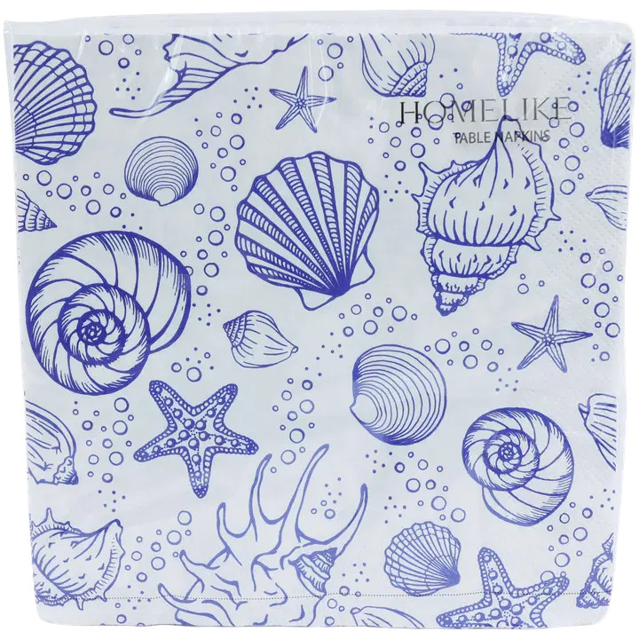 Lautasliina 33cm Simpukat