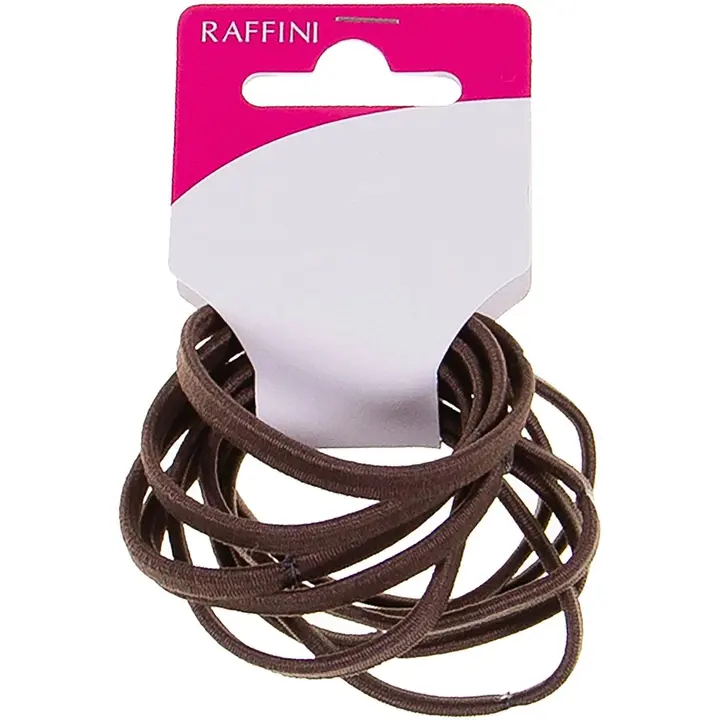 Raffini juuksekumm pruun 10 tk