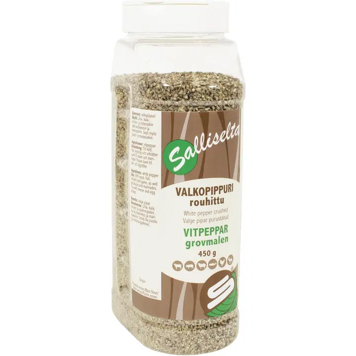 Salliselta Valkopippuri rouhittu 450g