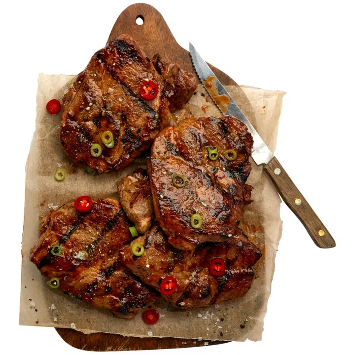 Herkku Grills Porsaan maustettu kasslerpihvi