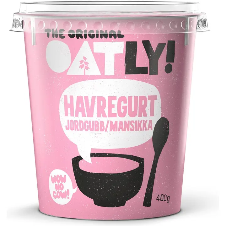 Oatly Havregurt Mansikka 400g
