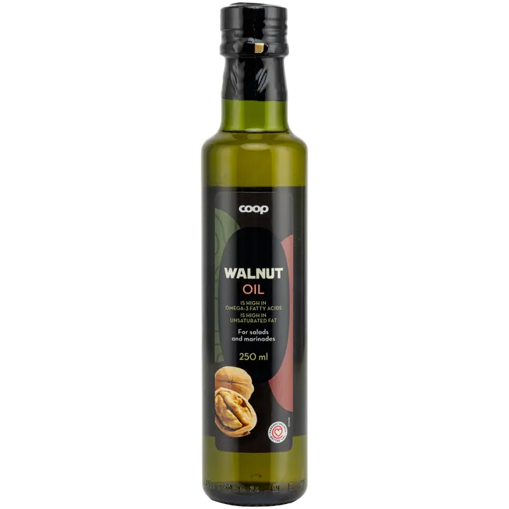 Coop saksanpähkinäöljy 250 ml