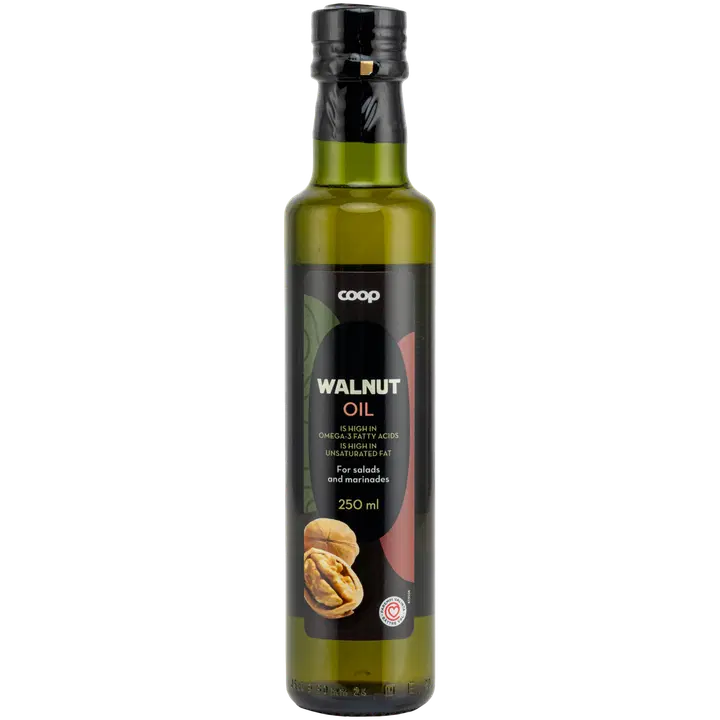 Coop saksanpähkinäöljy 250 ml
