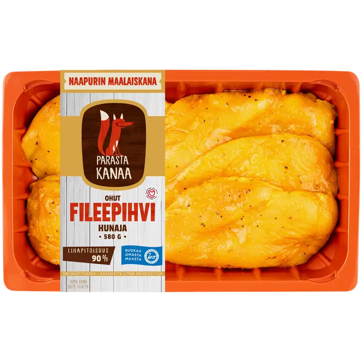Naapurin Maalaiskanan ohut fileepihvi hunaja 580 g