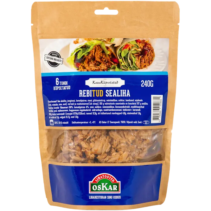 Oskar Kauaküpsetatud Rebitud Sealiha 240 G