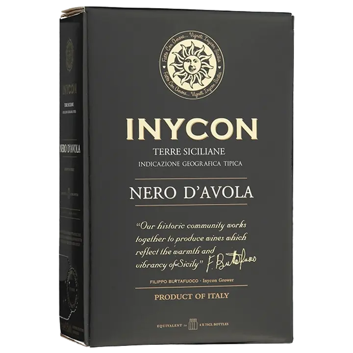 Inycon Nero D'Avola KPN vein 13%vol 3L
